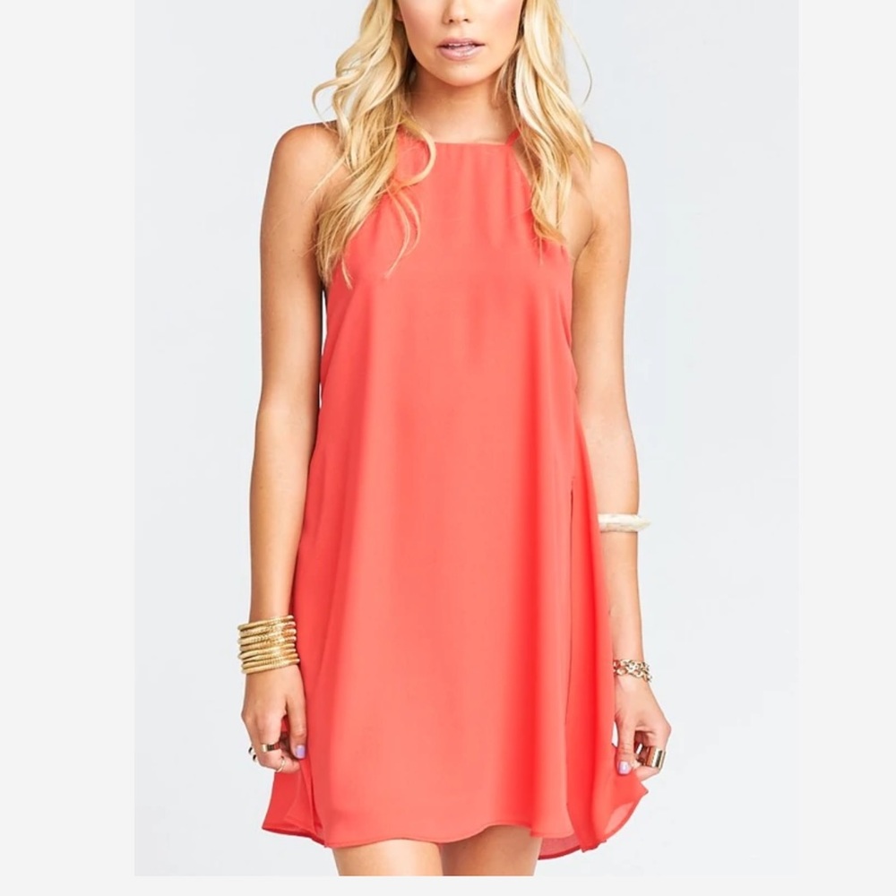 Show Me Your Mumu Orange Byron Mini Dress Size L